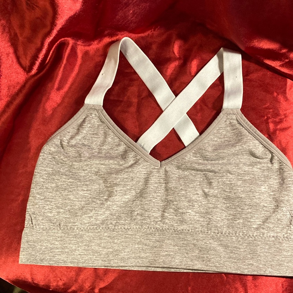 Gray Women's Sport Bra